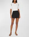 MILLY AVRIL CRYSTAL TRIM T-SHIRT