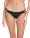 Milly Beaded Bikini Bottom In Black