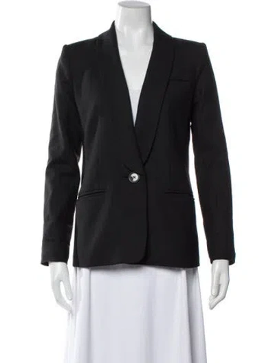 Pre-owned Milly Blazer In Black