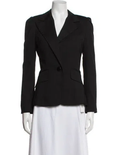 Pre-owned Milly Blazer In Black