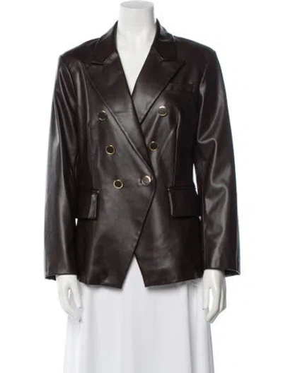 Pre-owned Milly Blazer In Brown