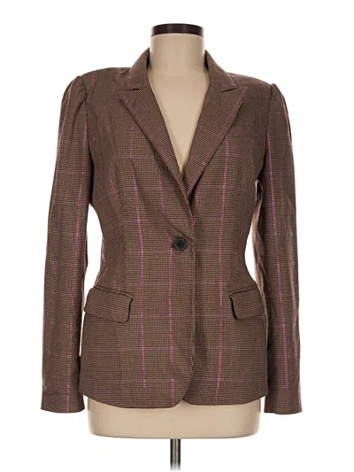 Pre-owned Milly Blazer Jacket In Brown