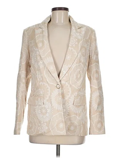 Pre-owned Milly Blazer Jacket In Ivory