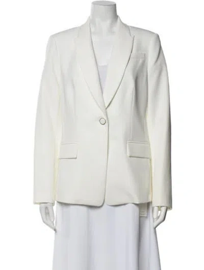 Pre-owned Milly Blazer In Neutrals/white