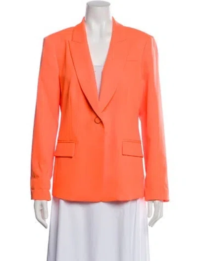 Pre-owned Milly Blazer In Orange