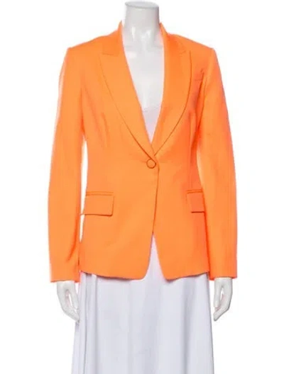 Pre-owned Milly Blazer In Orange