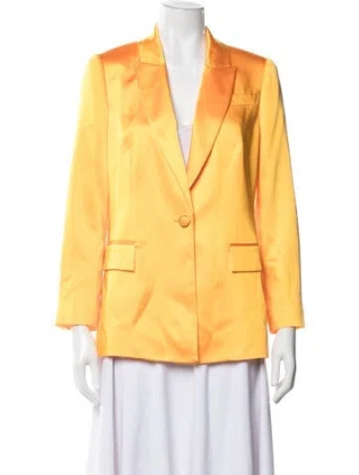 Pre-owned Milly Blazer In Orange