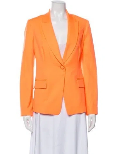 Pre-owned Milly Blazer In Orange