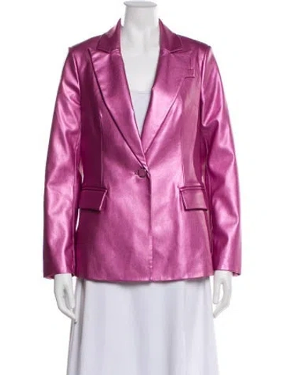Pre-owned Milly Blazer In Purple