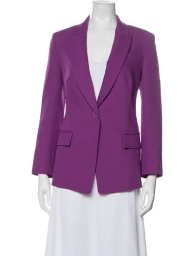 Pre-owned Milly Blazer In Purple