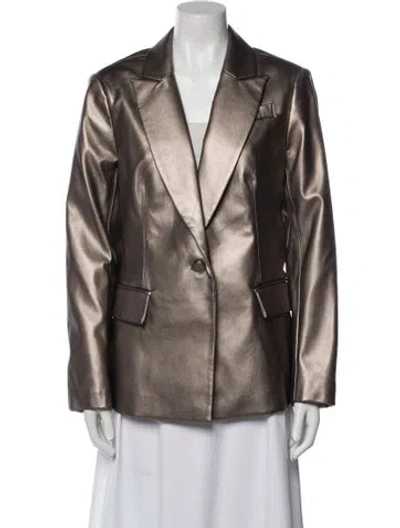 Pre-owned Milly Blazer W/ Tags In Gray