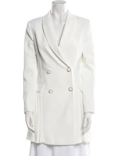 Pre-owned Milly Blazer In White