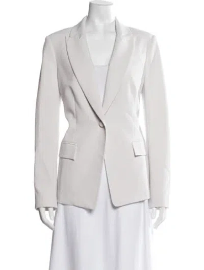 Pre-owned Milly Blazer In White