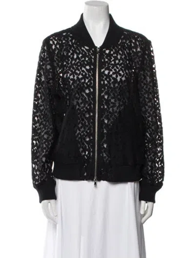 Pre-owned Milly Bomber Jacket In Black