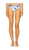 Milly Brushwork Floral Bikini Bottom