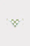 Milly Cabana Lemon Tile Bikini Bottom In Multi
