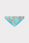Milly Cabana  Margot Bikini Bottom In Aqua