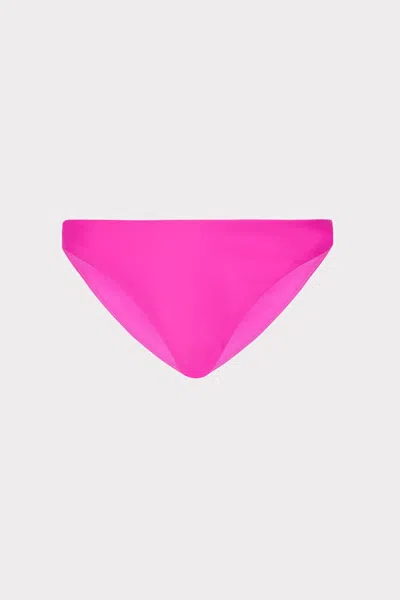 Milly Cabana  Margot Bikini Bottom In  Pink