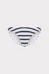 MILLY CABANA MARGOT NAUTICAL STRIPE BIKINI BOTTOM