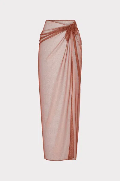 Milly Cabana Metallic Mesh In Copper