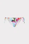 Milly Cabana Millie String Bikini Bottom In Rainbow