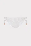 Milly Cabana  Millie String Bikini Bottom In White