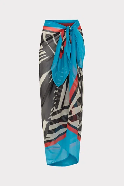 Milly Cabana  Mosaic Zebra In Multicolor