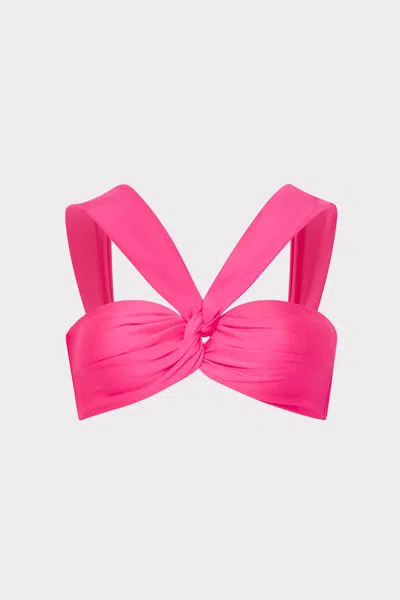 Milly Cabana Olivia Draped Bandeau Top