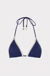 Milly Cabana Solid Bikini Top