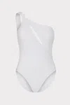 Milly Women's Carvico Vita One-shoulder One-piece Swimsuit In White