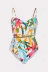 Milly Cabana Under The Sea Underwire One-piece In Multi