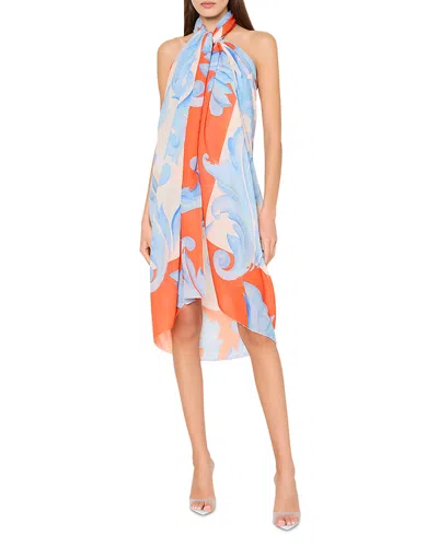 Milly Canopee Print Sarong Swim Cover-up In Multi
