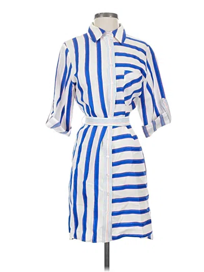 Pre-owned Milly Casual Dress In Blue