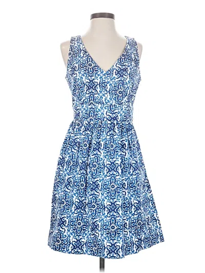 Pre-owned Milly Casual Dress In Blue