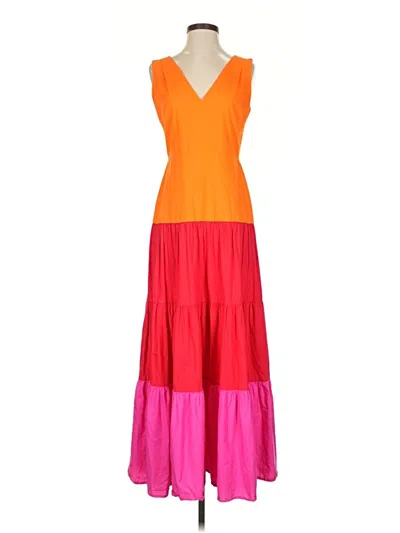 Pre-owned Milly Casual Dress In Orange