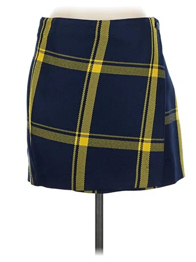 Pre-owned Milly Casual Skirt In Blue