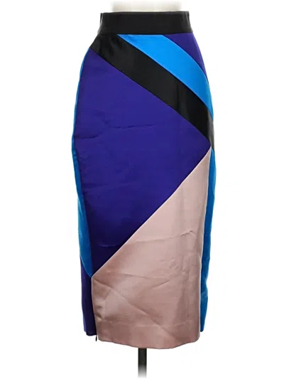 Pre-owned Milly Casual Skirt In Blue