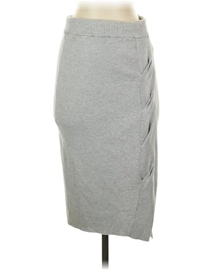 Pre-owned Milly Casual Skirt In Gray