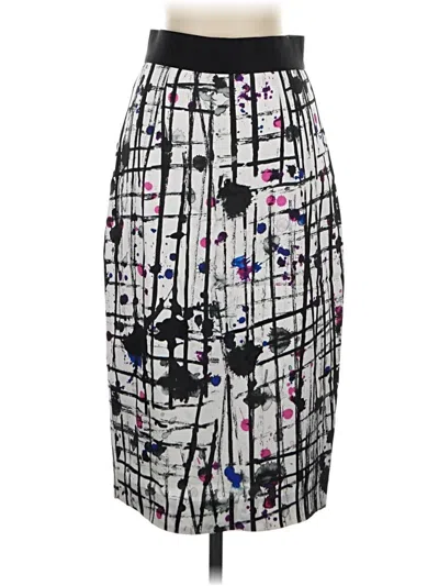 Pre-owned Milly Casual Skirt In Gray
