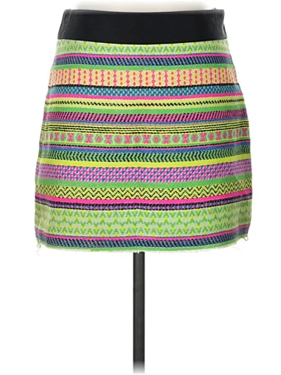 Pre-owned Milly Casual Skirt In Green
