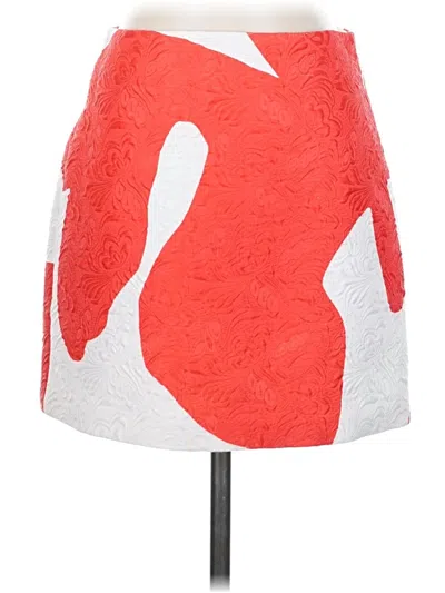 Pre-owned Milly Casual Skirt In Red