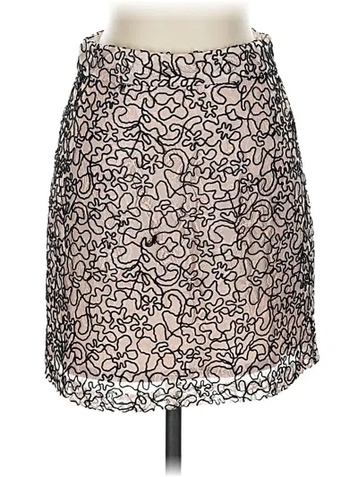 Pre-owned Milly Casual Skirt In Silver
