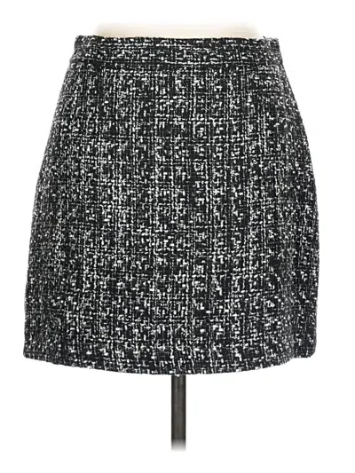 Pre-owned Milly Casual Skirt In Silver