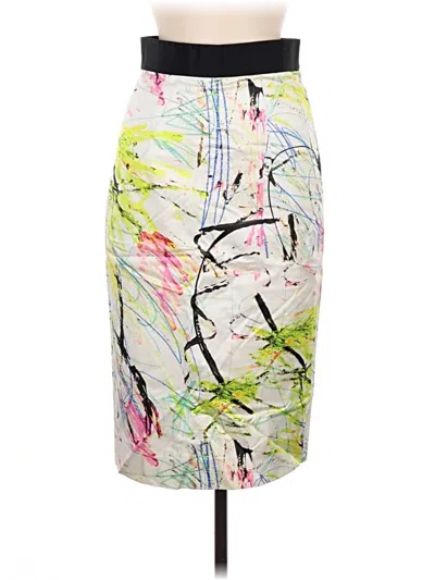 Pre-owned Milly Casual Skirt In White