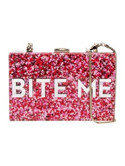 Pre-owned Milly Clutch In Pink