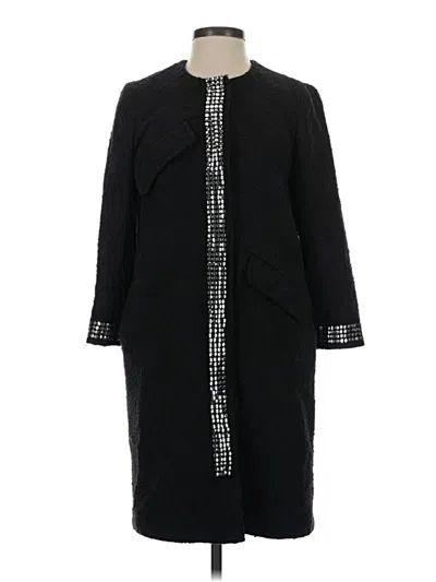 Pre-owned Milly Coat In Black