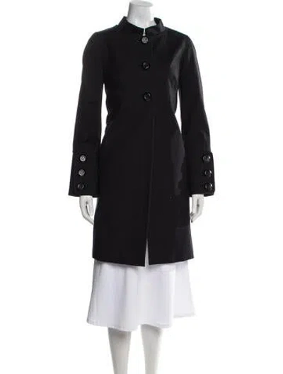 Pre-owned Milly Coat In Black