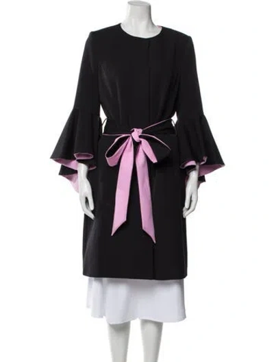 Pre-owned Milly Coat In Gray