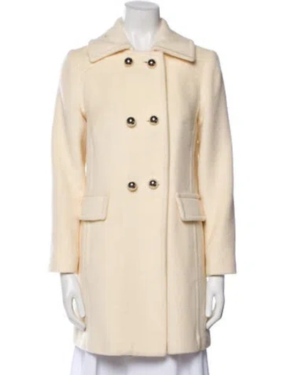 Pre-owned Milly Coat In Neutral