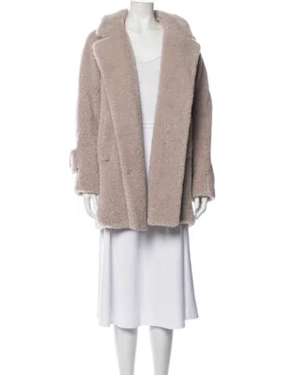 Pre-owned Milly Coat In Neutrals